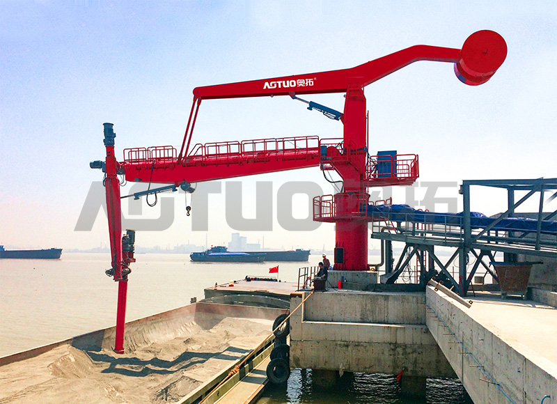 600-15000 DWT 100-500t/h Sabit Vidalı Gemi Boşaltıcı